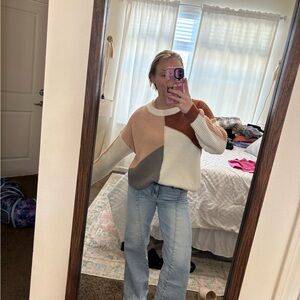 BiBi Multicolor Patchwork Sweater